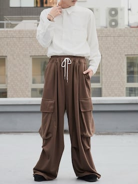 「Theater code（シアターコード）のアイテム」を使った、koushiroさん（メンズ・176cm）の冬コーディネート