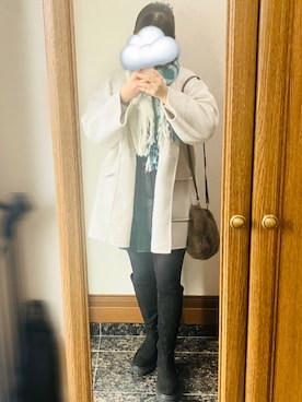 「アイテム（ニット/セーター）」を使った、hinata☁さん（レディース・155cm・10代）の冬コーディネート