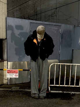 「アイテム（サンダル）」を使った、eyecandyboyyyyさん（メンズ・174cm）の冬コーディネート