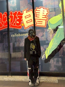 「アイテム（スニーカー）」を使った、eyecandyboyyyyさん（メンズ・174cm）の冬コーディネート