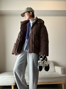 「GEVACO（ゲバコ）のアイテム」を使った、k i n u . さん（レディース・164cm）の冬コーディネート