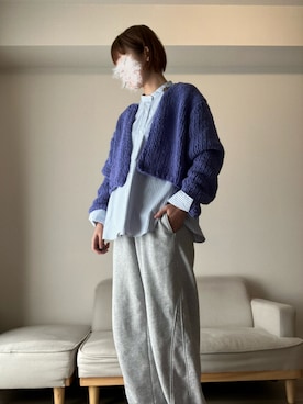 「GEVACO（ゲバコ）のアイテム」を使った、k i n u . さん（レディース・164cm）の冬コーディネート