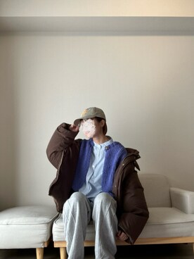 「GEVACO（ゲバコ）のアイテム」を使った、k i n u . さん（レディース・164cm）の冬コーディネート