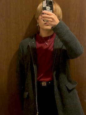 はるさん（骨格ナチュラル・メンズ・162cm）の冬コーディネート