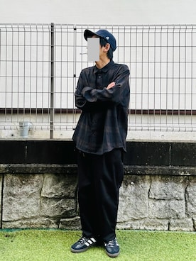 「アイテム（チノパンツ）」を使った、gulzouさん（メンズ・163cm）の冬コーディネート