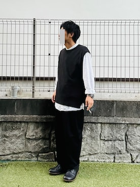 「アイテム（アナログ腕時計）」を使った、gulzouさん（メンズ・163cm）の冬コーディネート