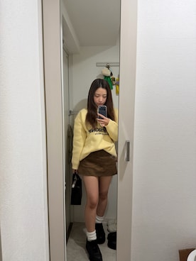 「アイテム（ソックス/靴下）」を使った、yui0840さん（レディース・160cm・20代）の秋コーディネート