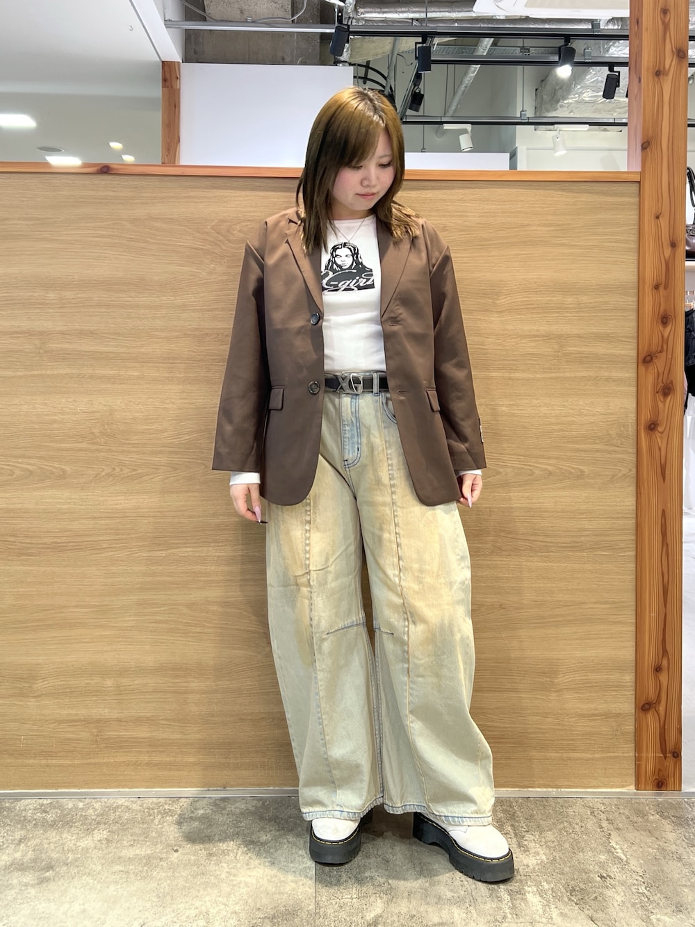 X-girlのアイテムを使った「テーラードジャケット」の人気ファッション
