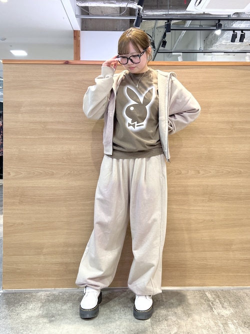 セール】SPRAY PRINT ZIP UP HOODIE（パーカー）｜X-girl（エックス