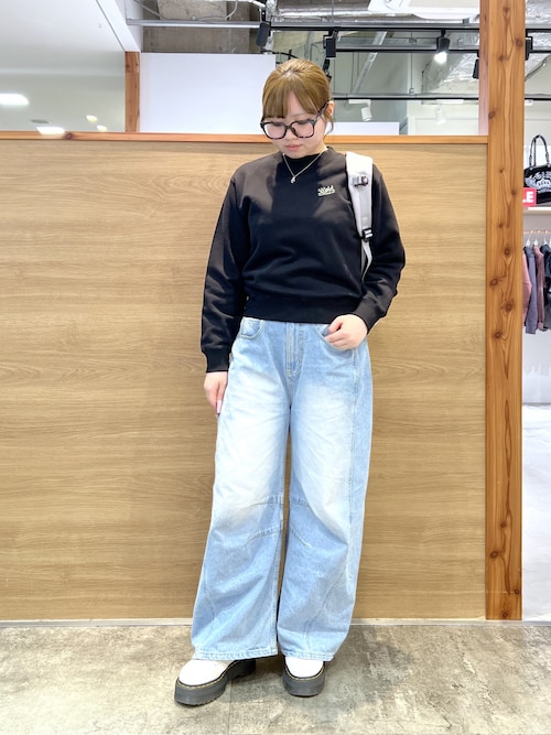 honokichiさま専用☆エックスガール ☆ STRIPED SWEAT X-girl エックスガール STRIPED RIB SWEAT TOP｜BORN FREE ONLINE SHOP