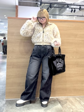 「アイテム（ブルゾン）」を使った、あまねさん（レディース・160cm・20代）の秋コーディネート