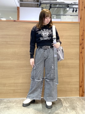 あまねさん（レディース・160cm）の冬コーディネート