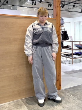 「アイテム（バックパック/リュック）」を使った、あまねさん（レディース・160cm・20代）の冬コーディネート