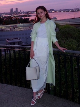 「アイテム（シャツワンピース）」を使った、Lepus Faë officialさん（レディース・158cm）の秋コーディネート