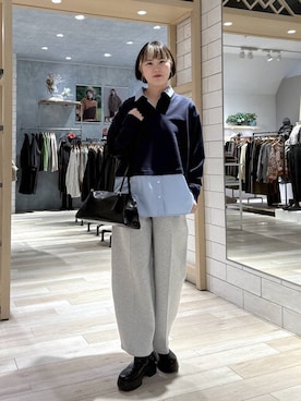 Hanokoさん（レディース・169cm）の冬コーディネート