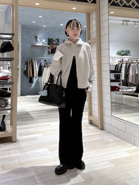 Hanokoさん（レディース・169cm）の冬コーディネート