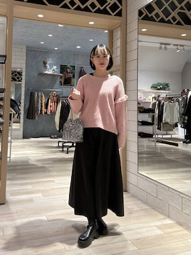 Hanokoさん（レディース・169cm）の冬コーディネート