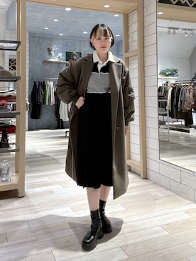 Hanokoさん（レディース・169cm）の冬コーディネート