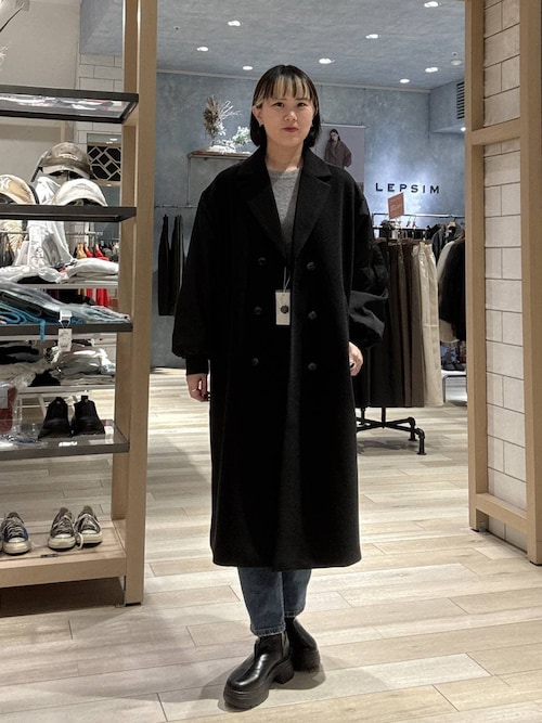 5ゲージスカーフセットプルオーバー　603982