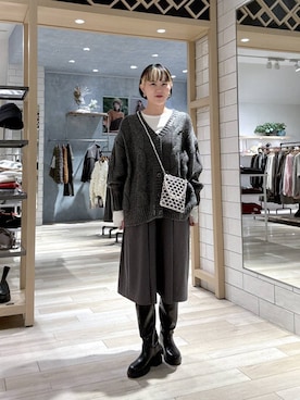 Hanokoさん（レディース・169cm）の冬コーディネート