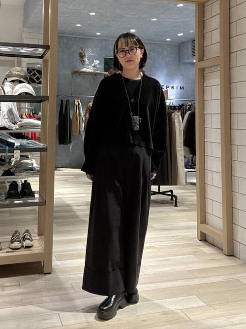 ウールライクコクーンパンツ 581653（その他パンツ）｜LEPSIM