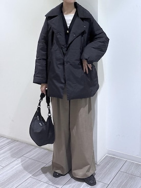 「アイテム（バッグ）」を使った、makiさん（レディース・170cm・30代）の冬コーディネート