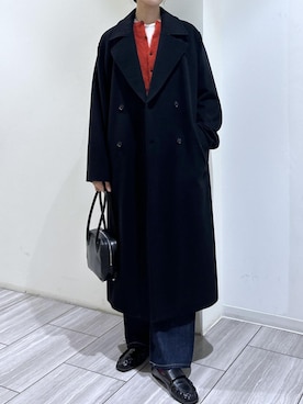 「アイテム（ローファー）」を使った、makiさん（レディース・170cm・30代）の秋コーディネート