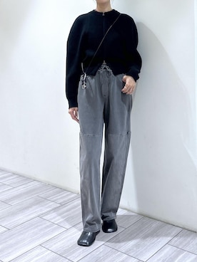 「アイテム（財布/小物）」を使った、makiさん（レディース・170cm・30代）の秋コーディネート