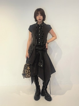 Nunさん(レディース・156cm)の夏コーディネート