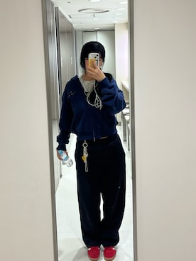 「9090（ナインティナインティ）のアイテム」を使った、fuyuchanさん（レディース・163cm）の冬コーディネート