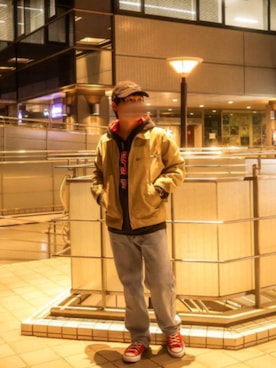 「CONVERSE ALL STAR（コンバースオールスター）のアイテム」を使った、sou.さん（メンズ・160cm）の春コーディネート