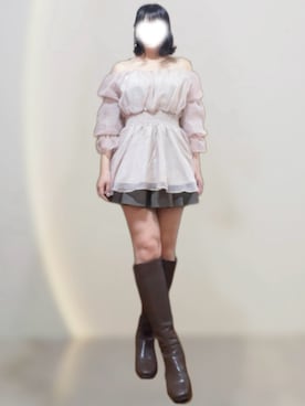 「NOMAE（ノーマエ）のアイテム」を使った、めめさん（レディース・165cm）の冬コーディネート