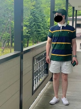 「Barbour（バブアー）のアイテム」を使った、d さん（メンズ・173cm）の夏コーディネート