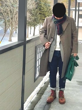 「Danner（ダナー）のアイテム」を使った、d さん（メンズ・173cm）の冬コーディネート