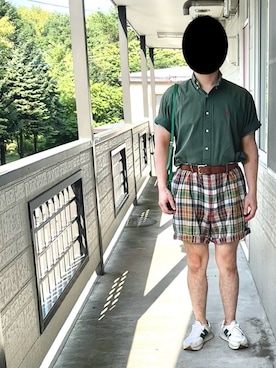 「アイテム（シャツ/ブラウス）」を使った、d さん（メンズ・173cm・30代）の夏コーディネート