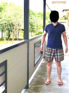 「ビーチサンダル」｜d さん（メンズ・173cm・20代）の夏コーディネート