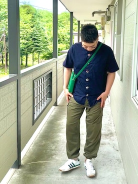 「グラニフ」｜d さん（メンズ・173cm）の夏コーディネート