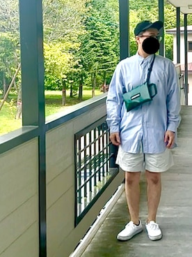 「SHIPS（シップス）のアイテム（帽子）」を使った、d さん（メンズ・173cm）の秋コーディネート