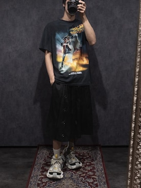 「夏服」｜®️さん（メンズ・184cm）の夏コーディネート