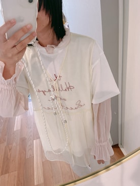 「SM2（エスエムツー）のアイテム」を使った、Eさん（レディース・169cm）の春コーディネート