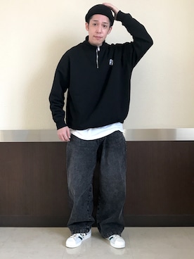 「WEGO（ウィゴー）のアイテム（ニットキャップ/ビーニー）」を使った、しんごさん（メンズ・169cm）の秋コーディネート