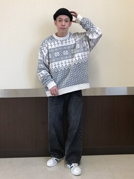 「WEGO（ウィゴー）のアイテム（ニットキャップ/ビーニー）」を使った、しんごさん（メンズ・169cm）の秋コーディネート