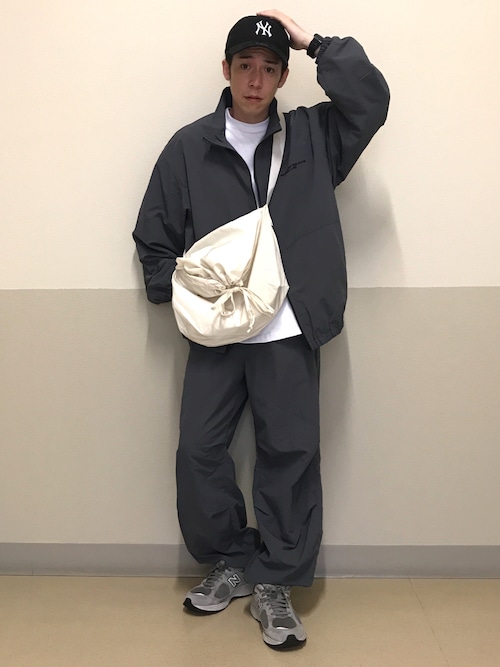 WEGO/【23年秋冬新作】ナイロントラックジャケット