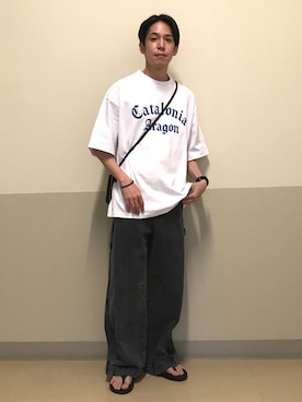 しんごさん（メンズ・169cm）の夏コーディネート