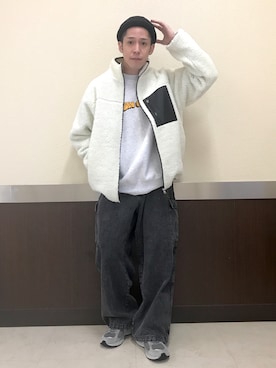「WEGO（ウィゴー）のアイテム（ニットキャップ/ビーニー）」を使った、しんごさん（メンズ・169cm）の秋コーディネート