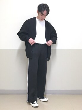 「WEGO（ウィゴー）のアイテム（スウェットパンツ）」を使った、しんごさん（メンズ・169cm）の春コーディネート