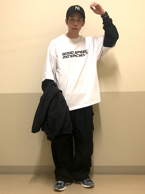 WEGO/【23年秋冬新作】ナイロントラックジャケット
