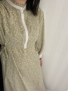 「BEAMS（ビームス）のアイテム（ワンピース）」を使った、nasiさん（レディース・171cm）の秋コーディネート