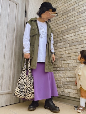 𝙱 𝙸 𝚆 𝙰      さん（レディース・158cm）の夏コーディネート