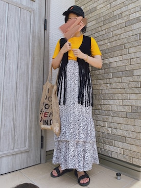 𝙱 𝙸 𝚆 𝙰      さん（レディース・158cm）の夏コーディネート